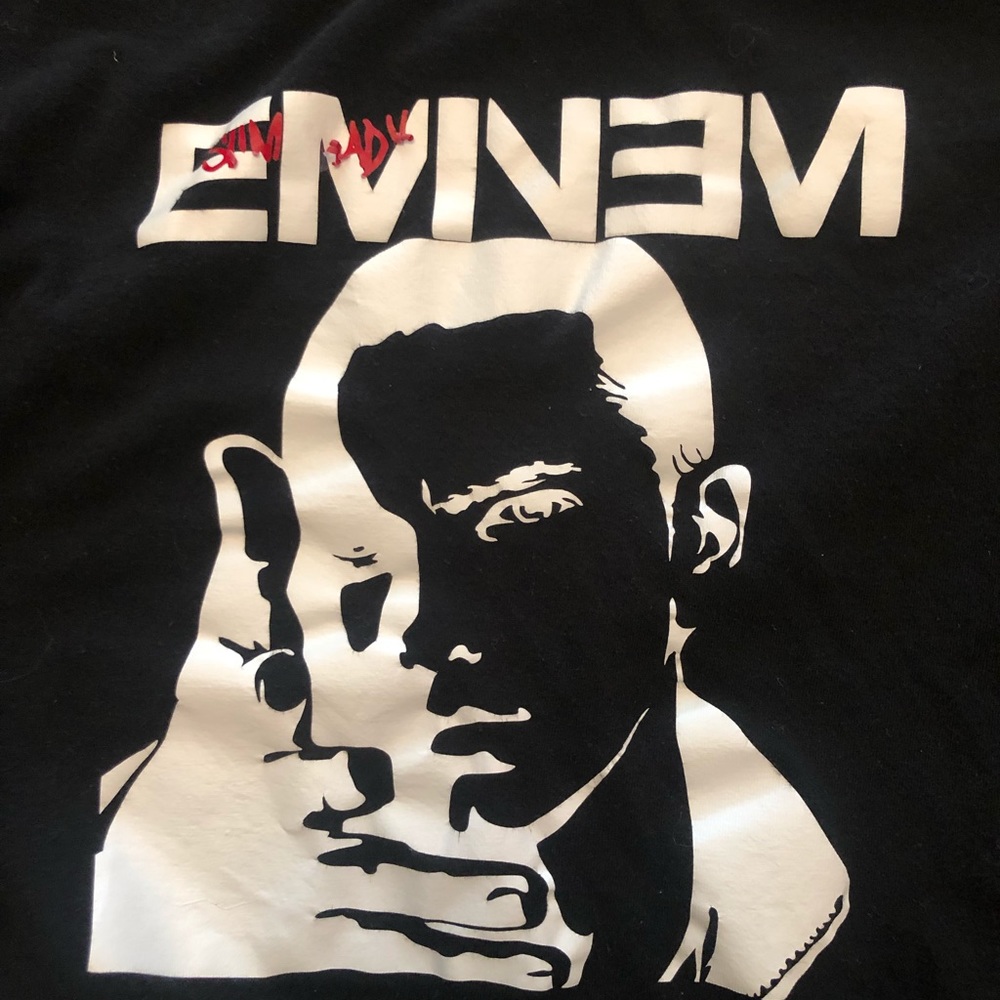 Eminem Slim Shady Vintage T Shirt Ladies M Black - Picture 2 of 5